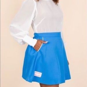 Tuesday Bassen Clambake blue XL skirt